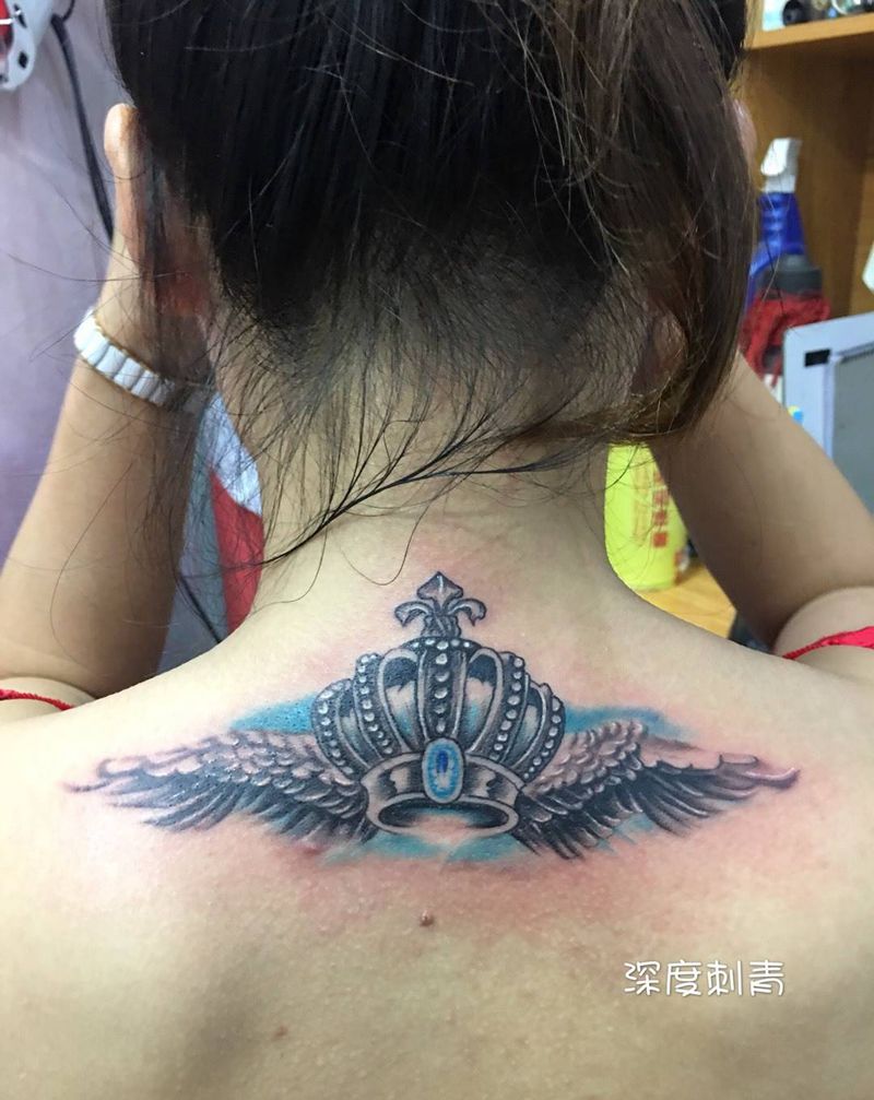 情侣皇冠纹身纹身图片
