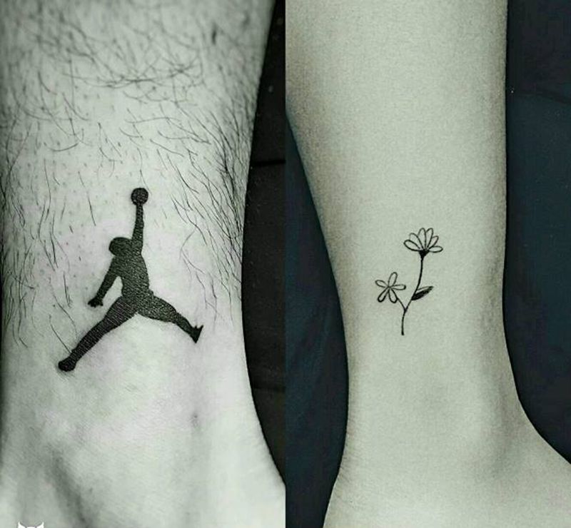 小清新纹身图片_手臂腿部清新植物图腾纹身图案