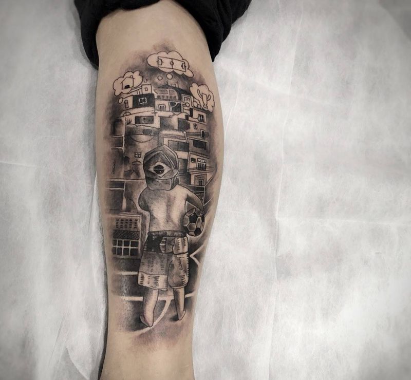 儿时的梦想纹身图片