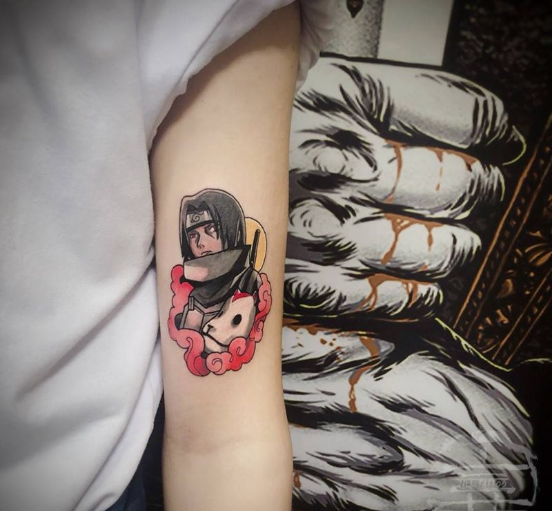 宇智波鼬纹身图片