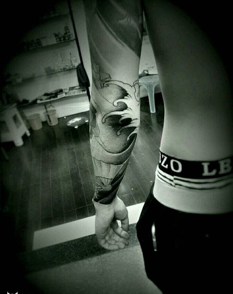 未完侍续纹身图片_手臂手部传统原创成品纹身图案