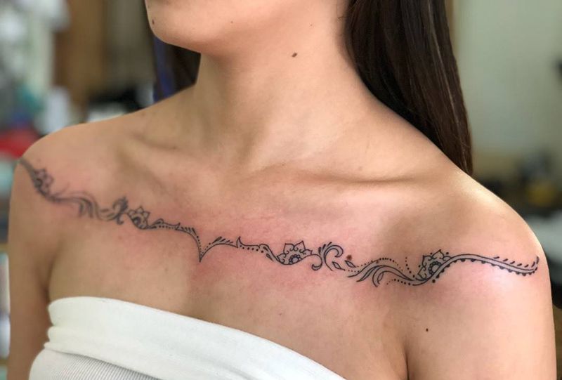 海娜花纹身图片