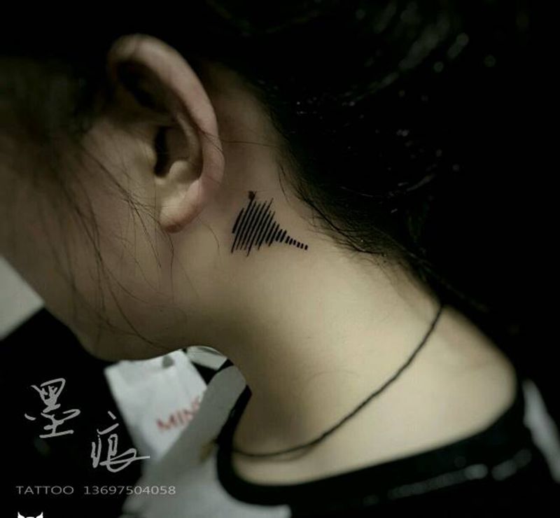 音轨纹身图片