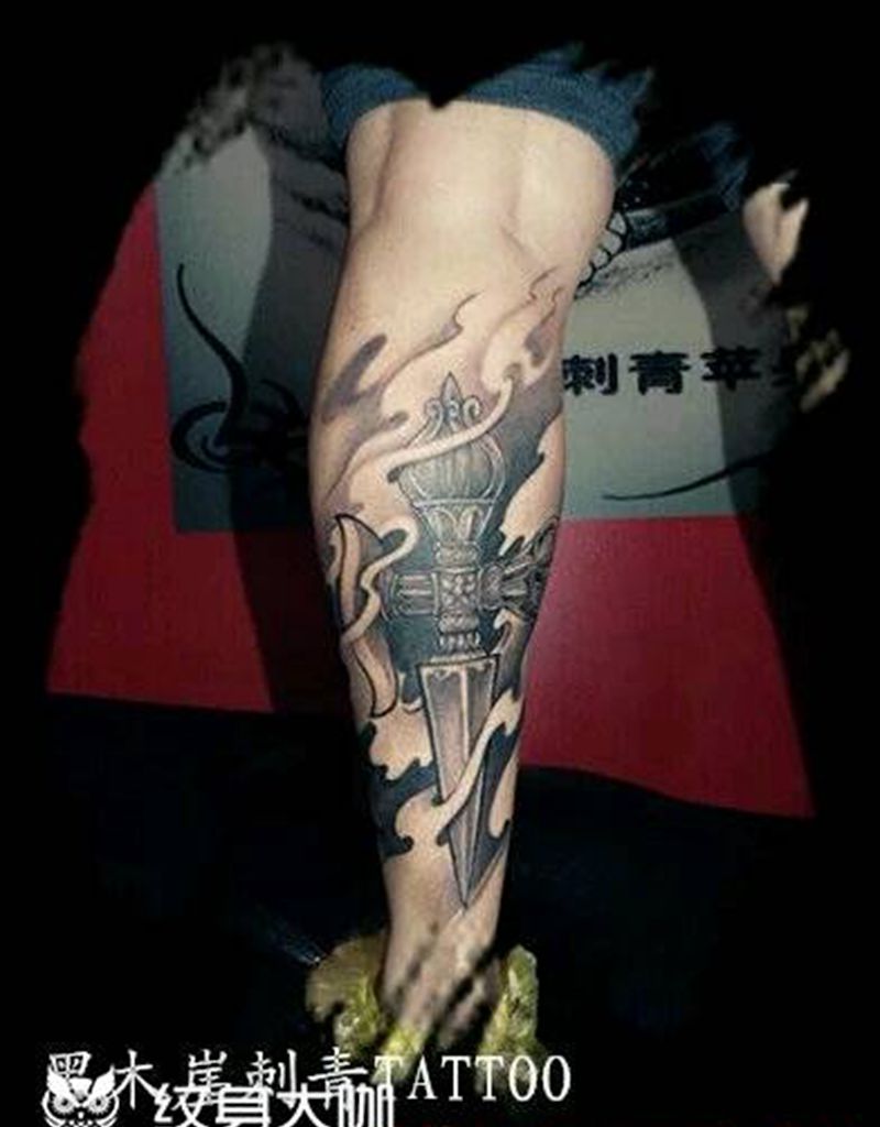 降魔杵纹身图片