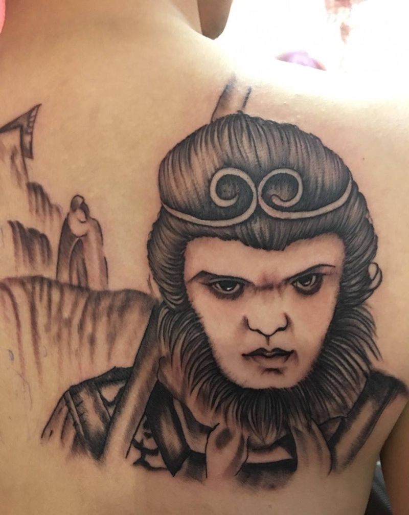 孙悟空纹身图片