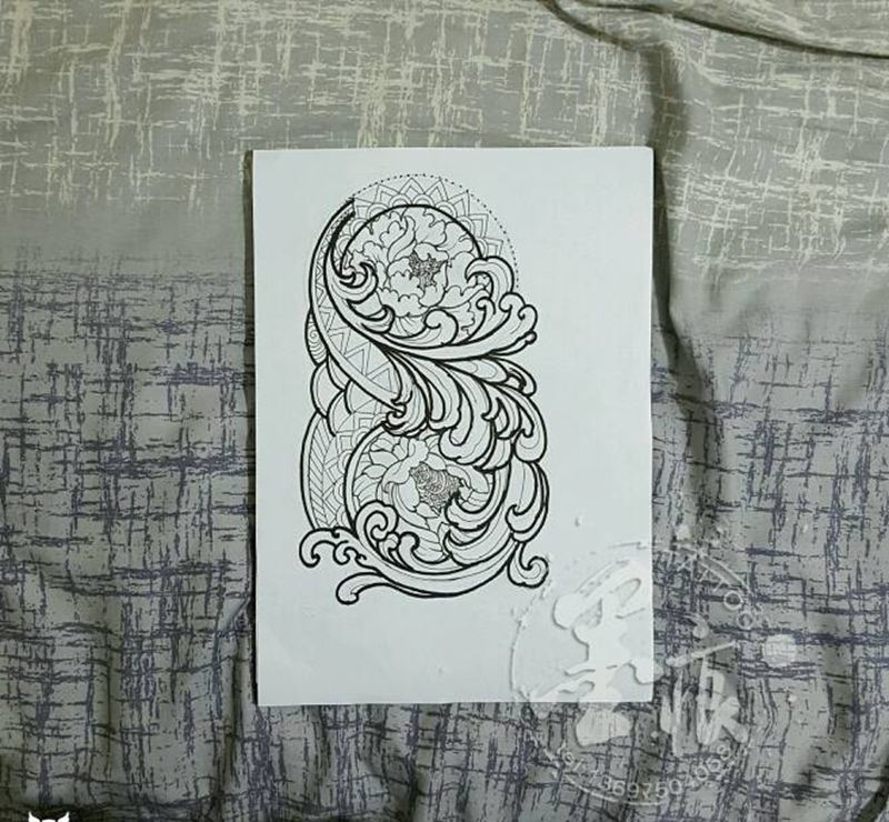 原创手稿纹身图片