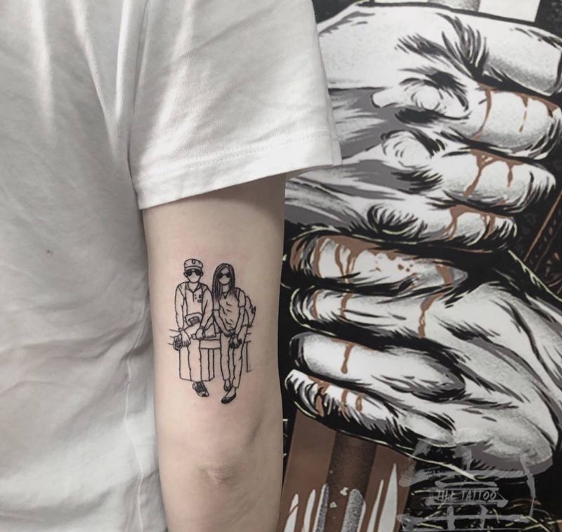 纪念父亲纹身图片