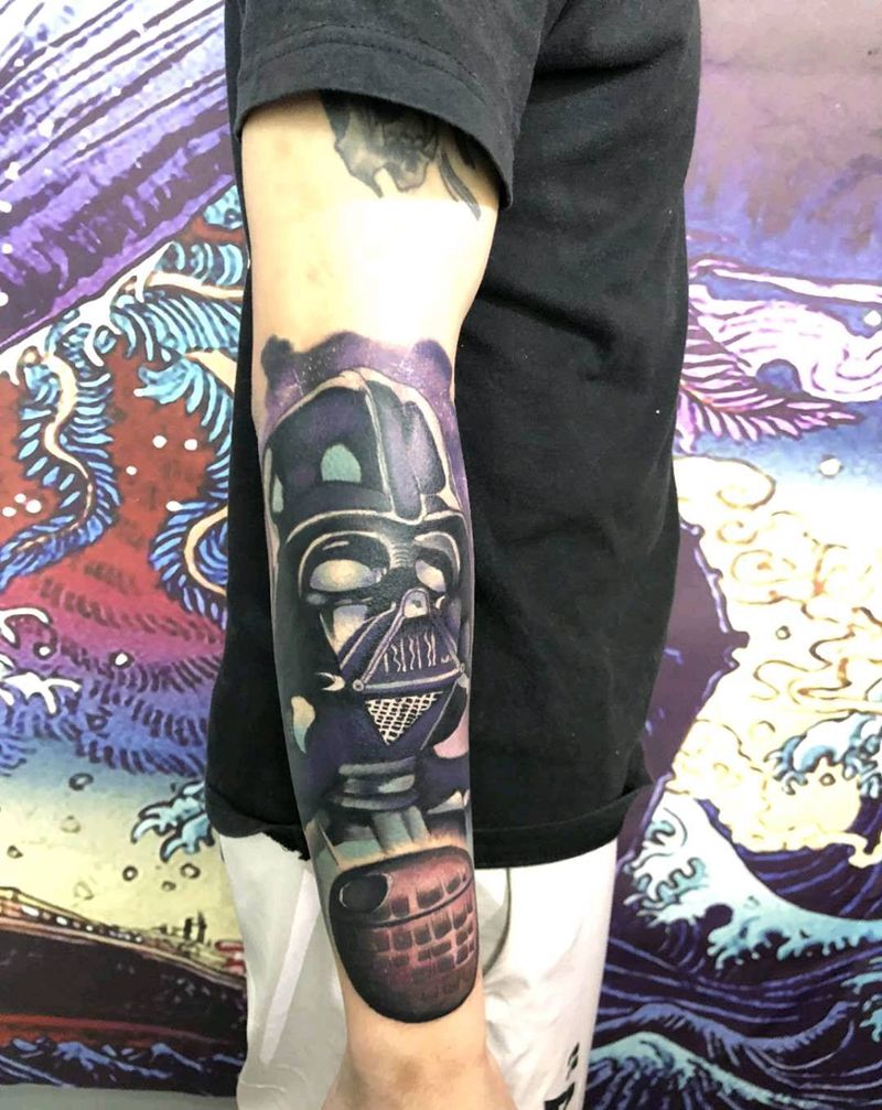 绝地武士纹身图片_手臂纹身图案