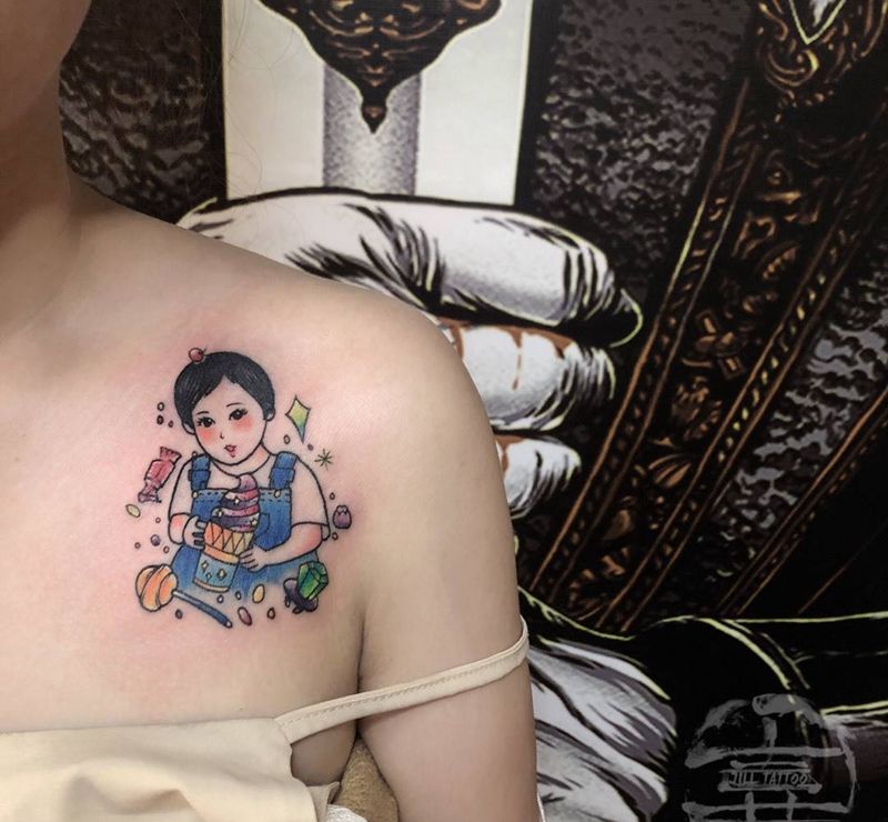 小可爱纹身图片