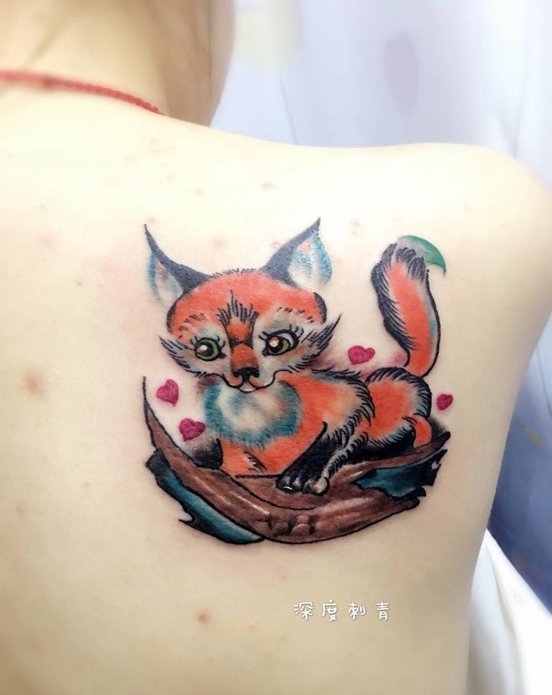 狐狸纹身图片