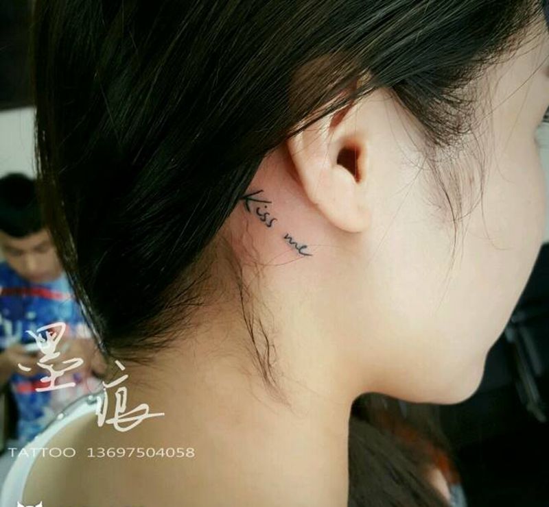 小清新纹身图片_颈部胸部腰部背部臀部腿部脚部清新原创成品纹身图案