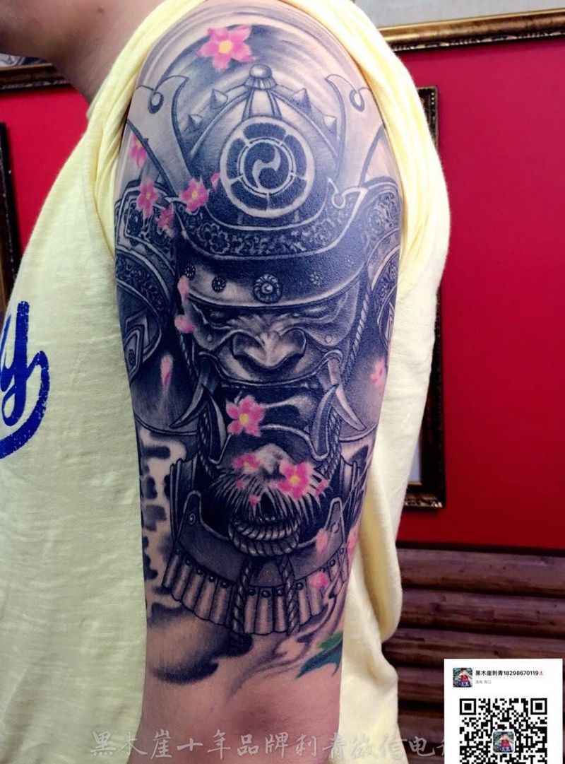 武士恢复2月后纹身图片