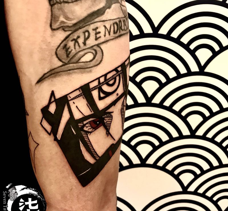 火影忍者纹身图片_手臂纹身图案