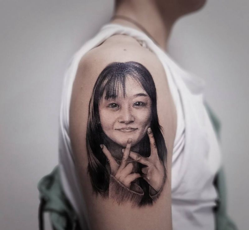 肖像【丰作品】纹身图片_手臂欧美写实肖像纹身图案