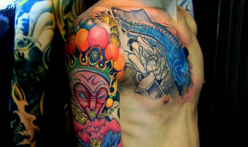 斗战圣佛纹身图片