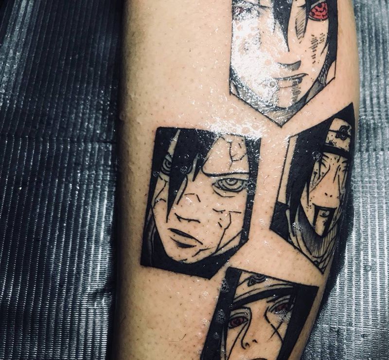 宇智波纹身图片