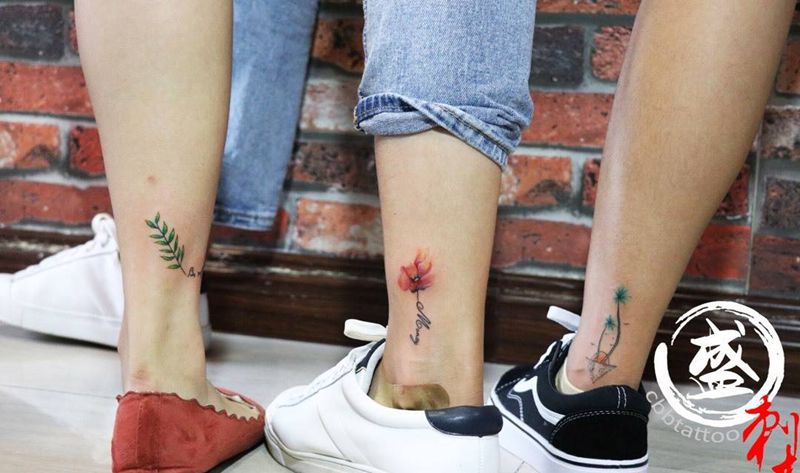 姐妹花纹身图片