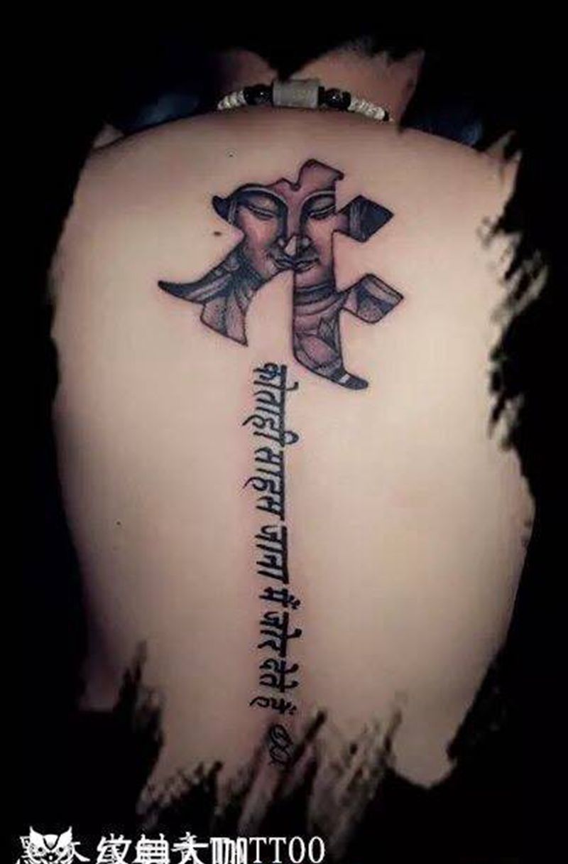 佛纹身图片