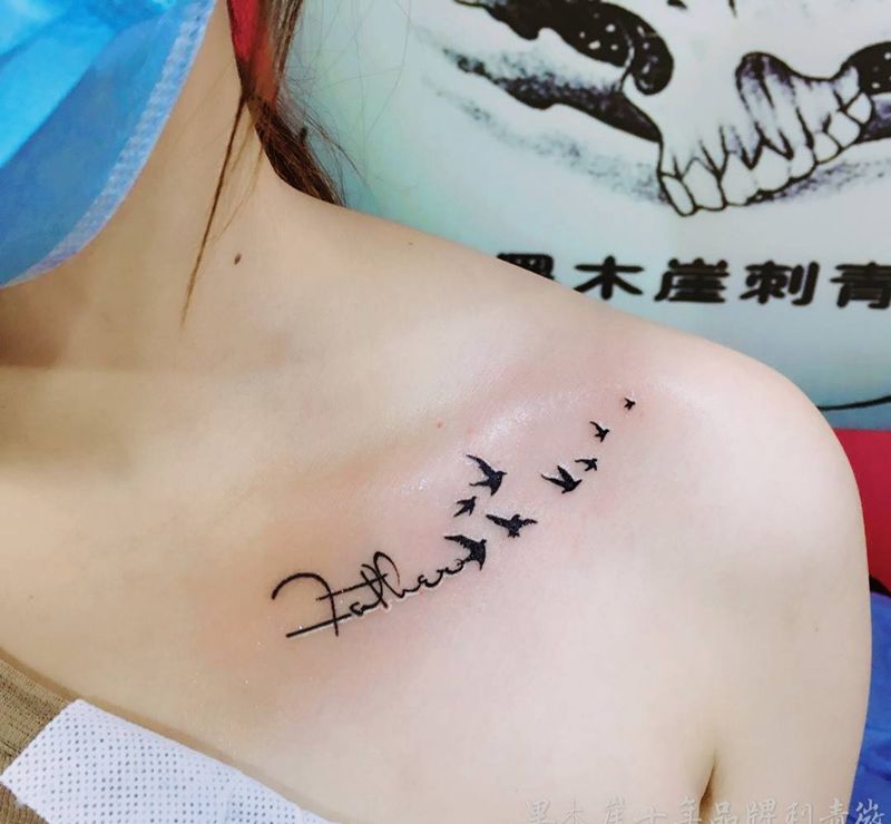 小清新纹身图片