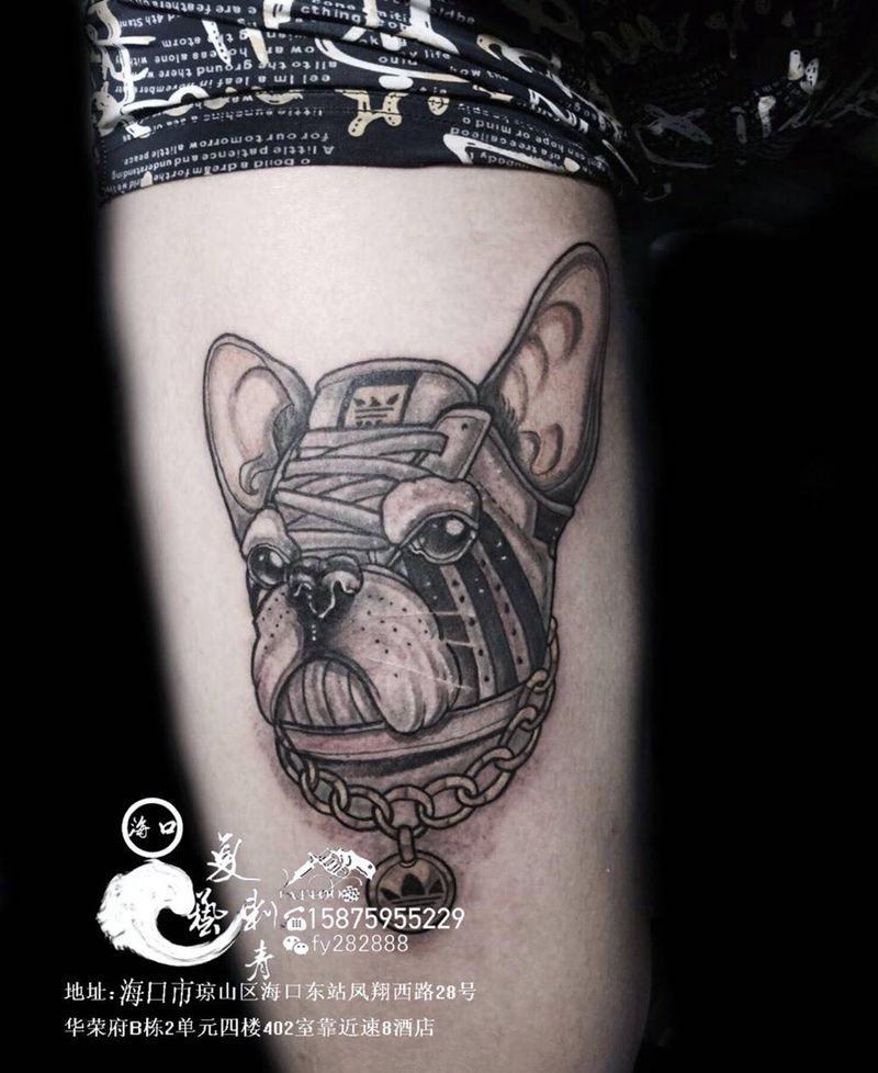 法斗。斗法纹身图片