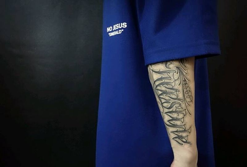 奇卡诺买家秀纹身图片_手臂欧美原创奇卡诺成品纹身图案