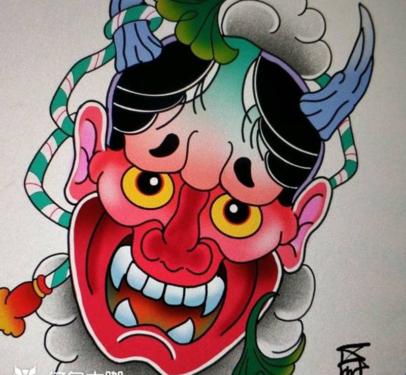 般若纹身图片_手臂纹身图案