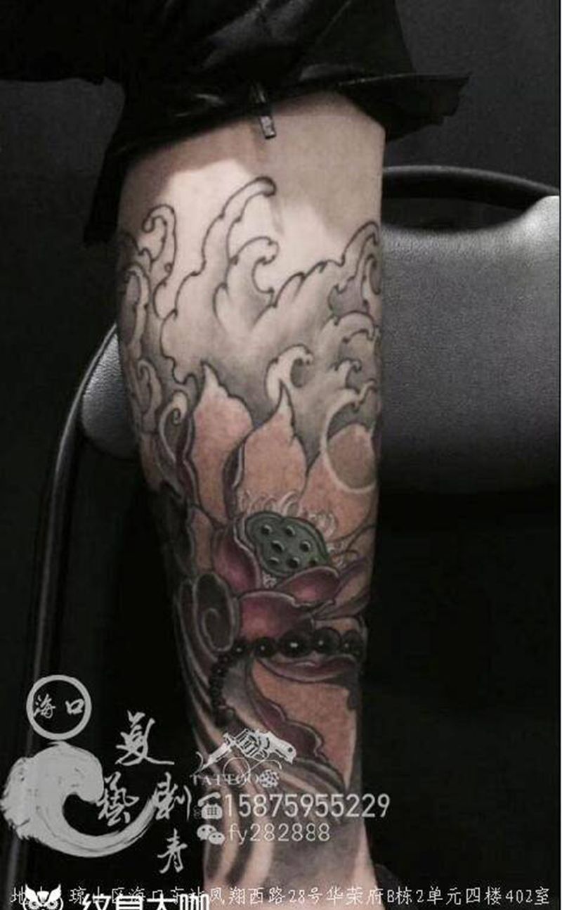 修改包小腿纹身图片