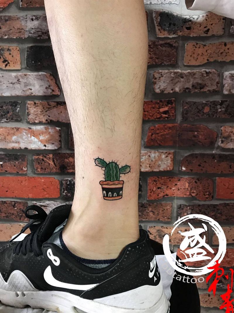 仙人掌纹身图片