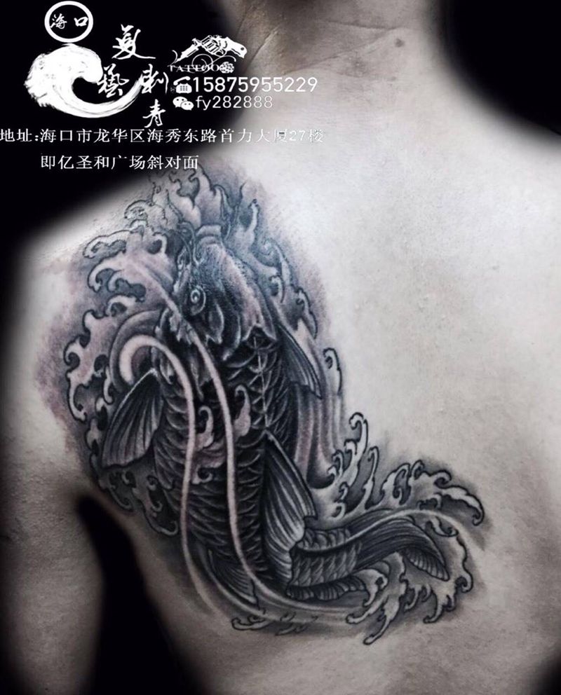 鱼纹身图片
