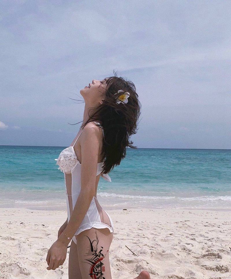 默骐纹身图片_水墨纹身图案