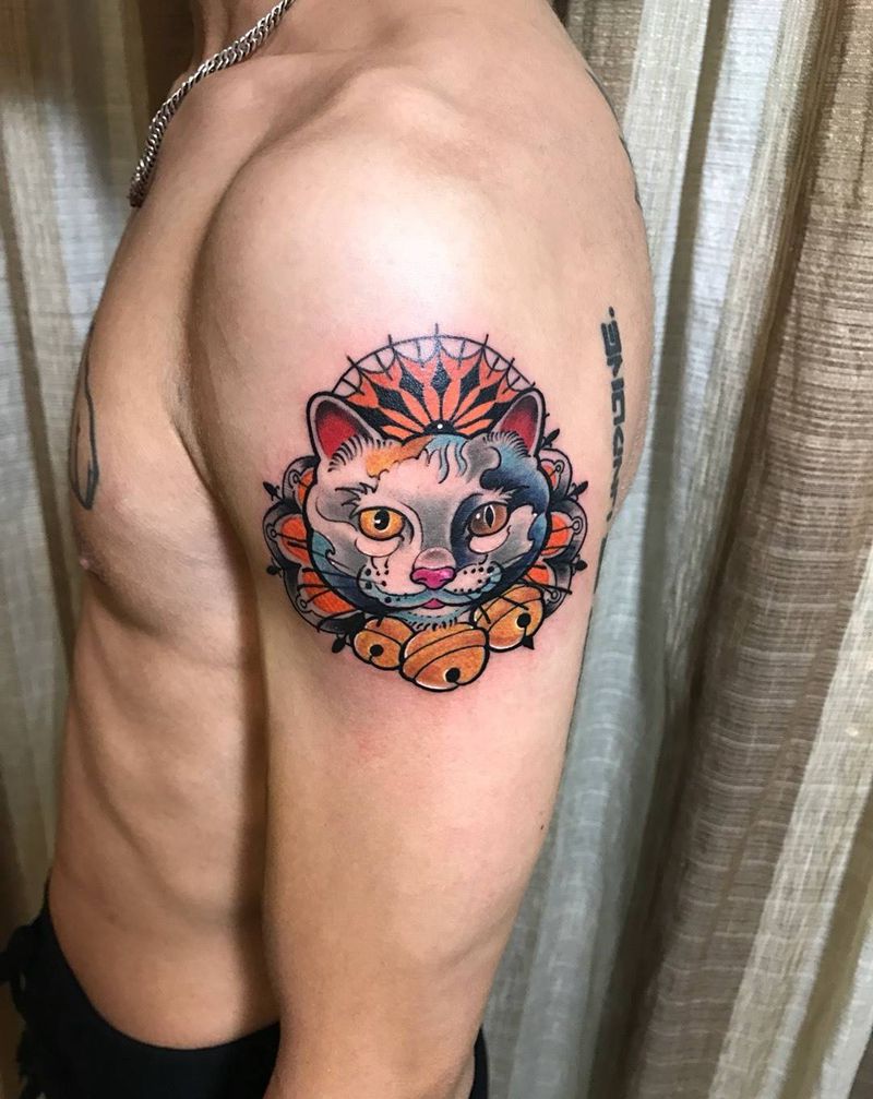 School小猫一只纹身图片