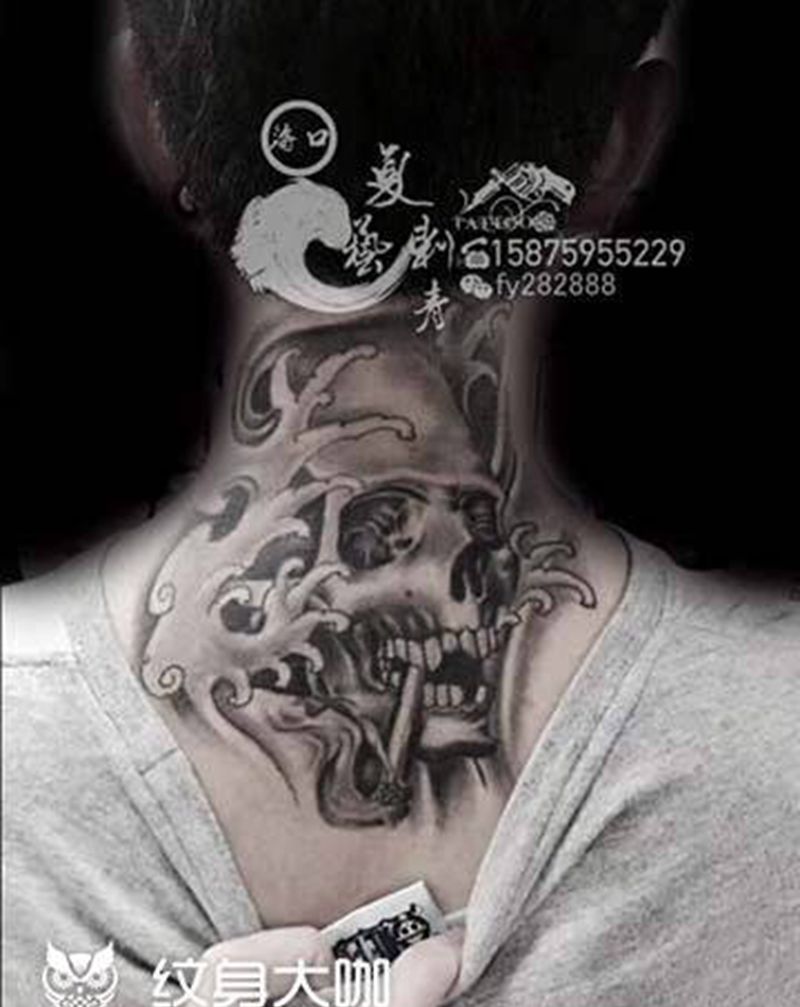 骷髅纹身图片