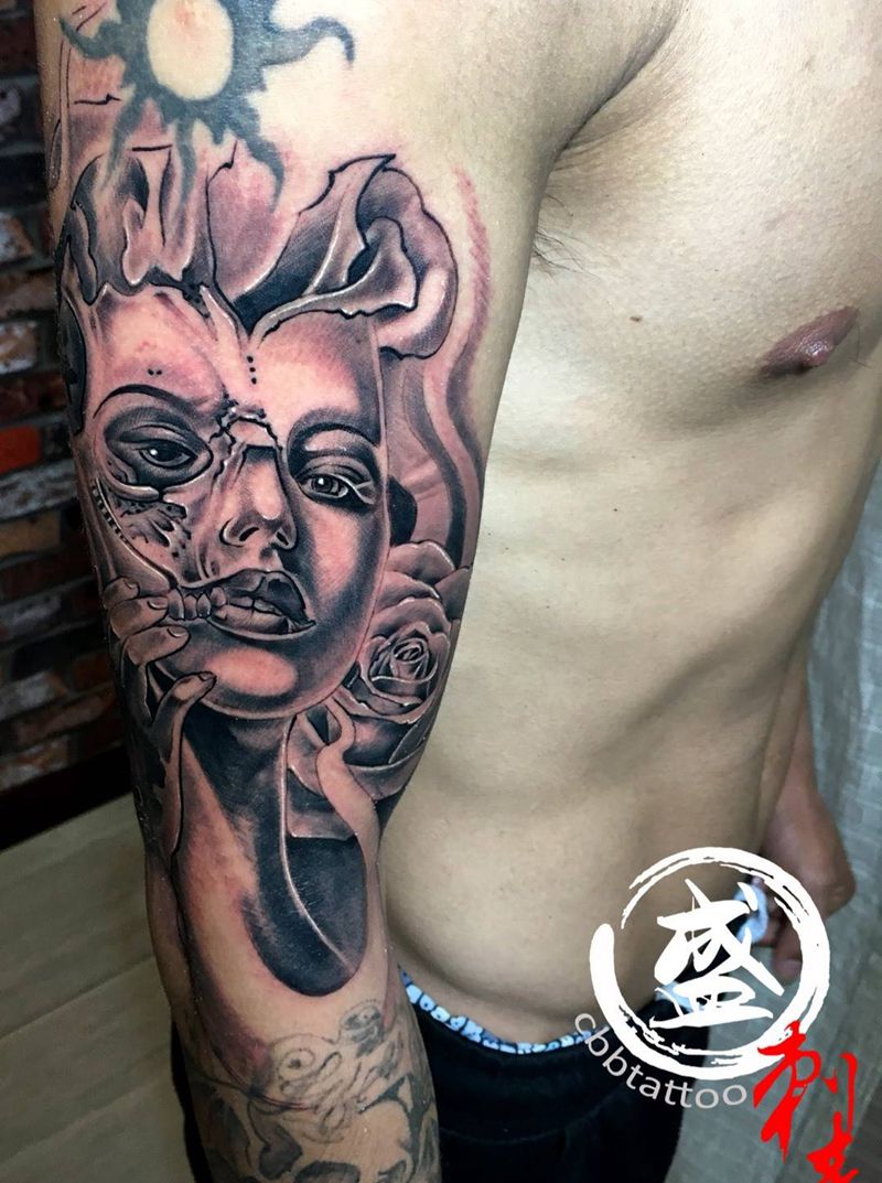 欧美女人纹身图片