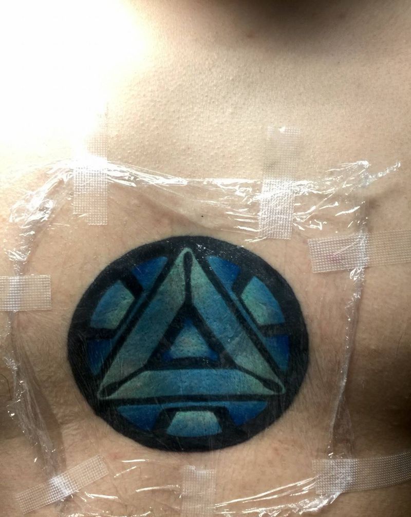 钢铁侠纹身图片