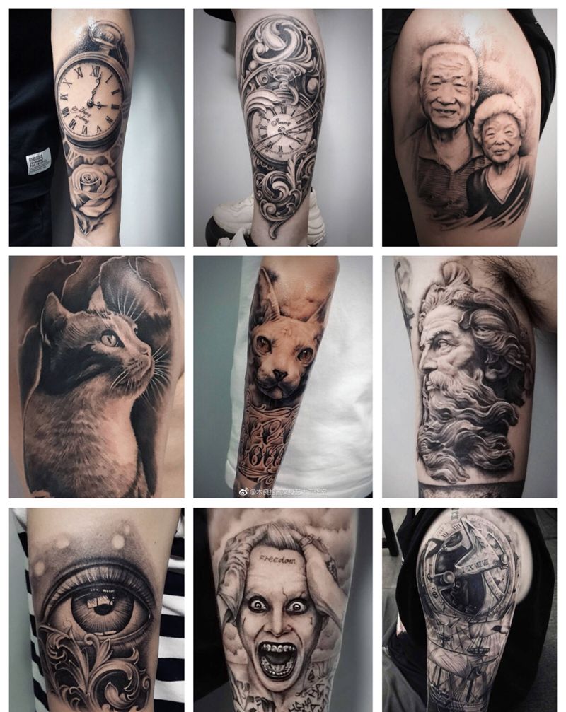 部分【根作品】合集纹身图片_重庆纹身图案