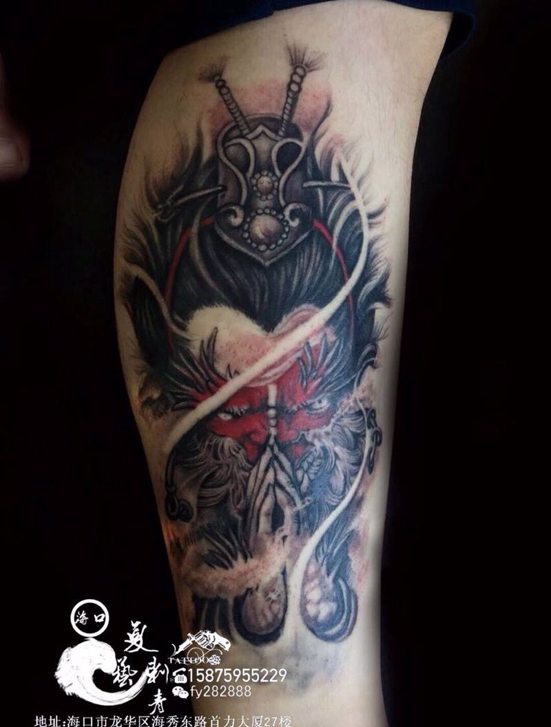 斗战胜佛纹身图片