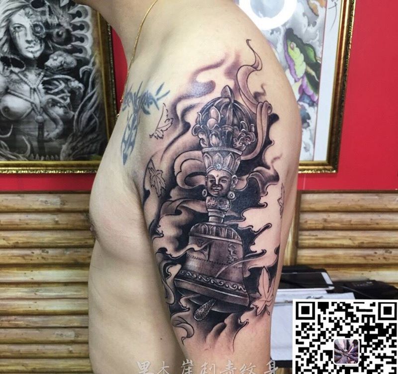 降魔铃纹身图片