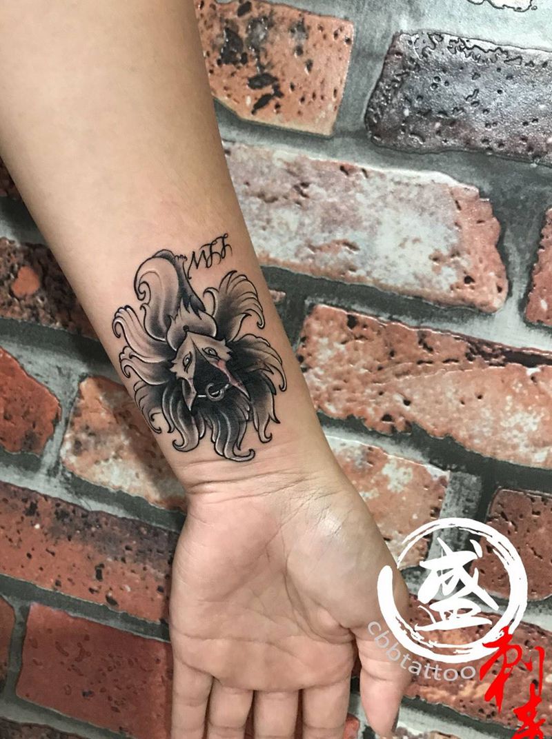 遮盖狐狸纹身图片