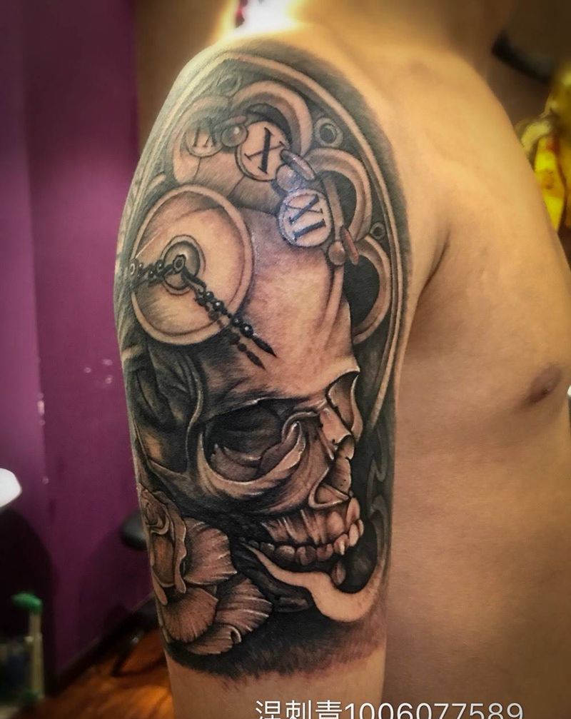 欧美大臂纹身图片