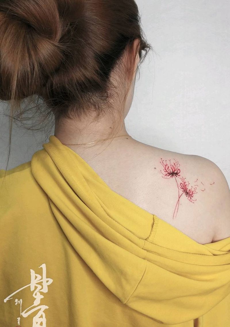 彼岸花纹身图片