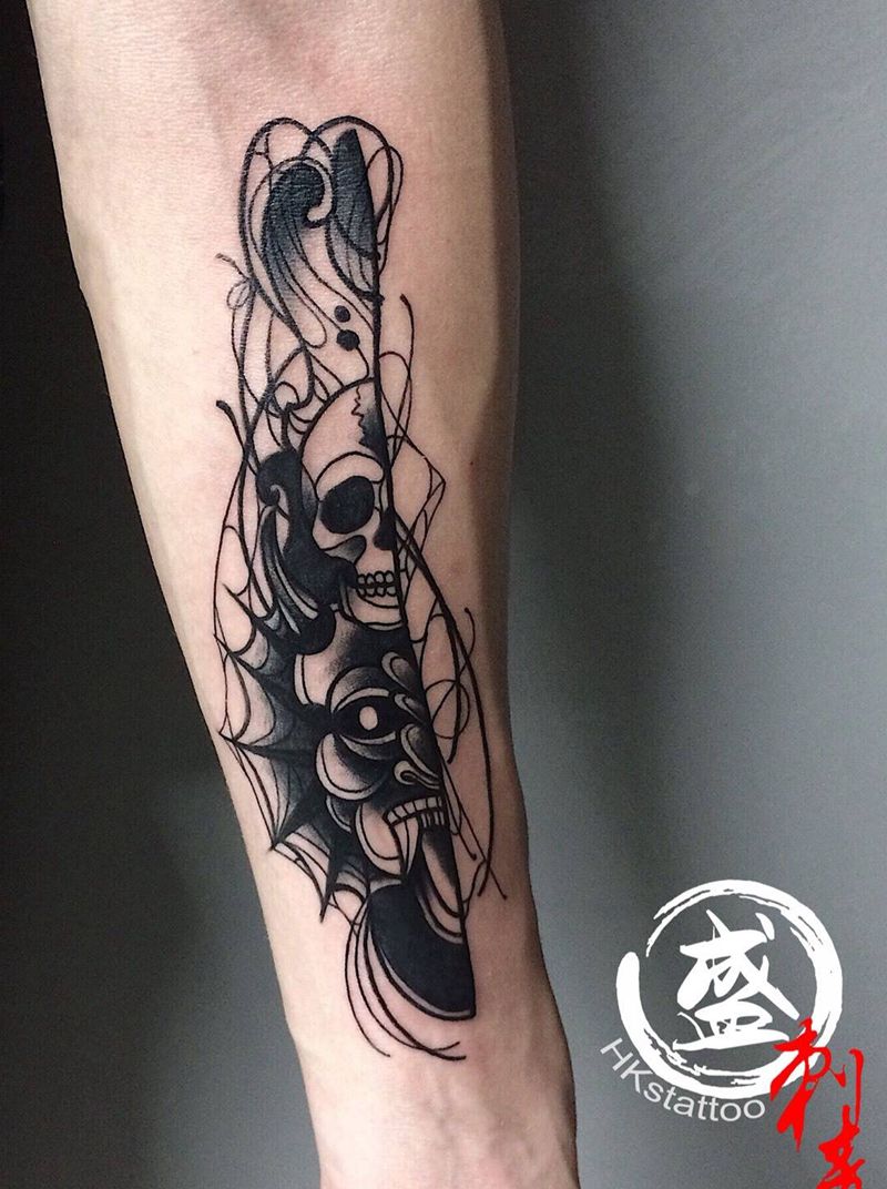 骷髅纹身图片