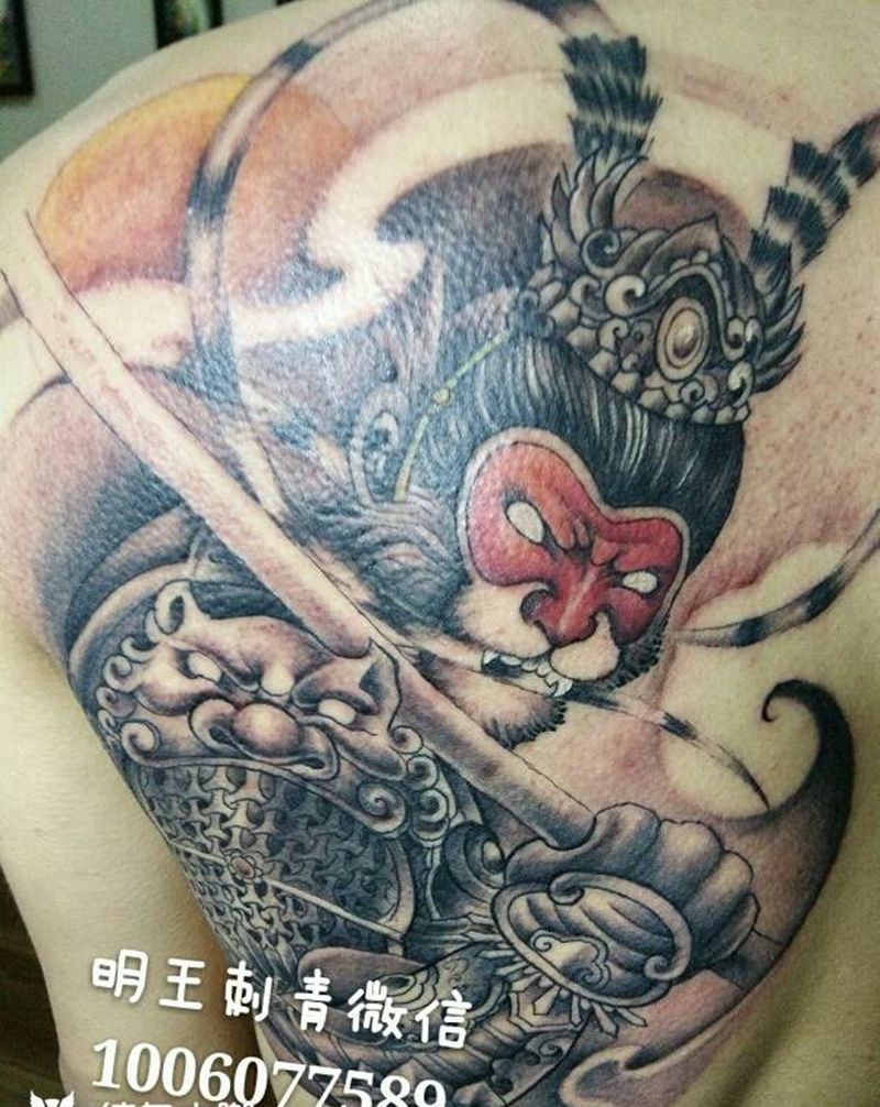 斗战胜佛纹身图片