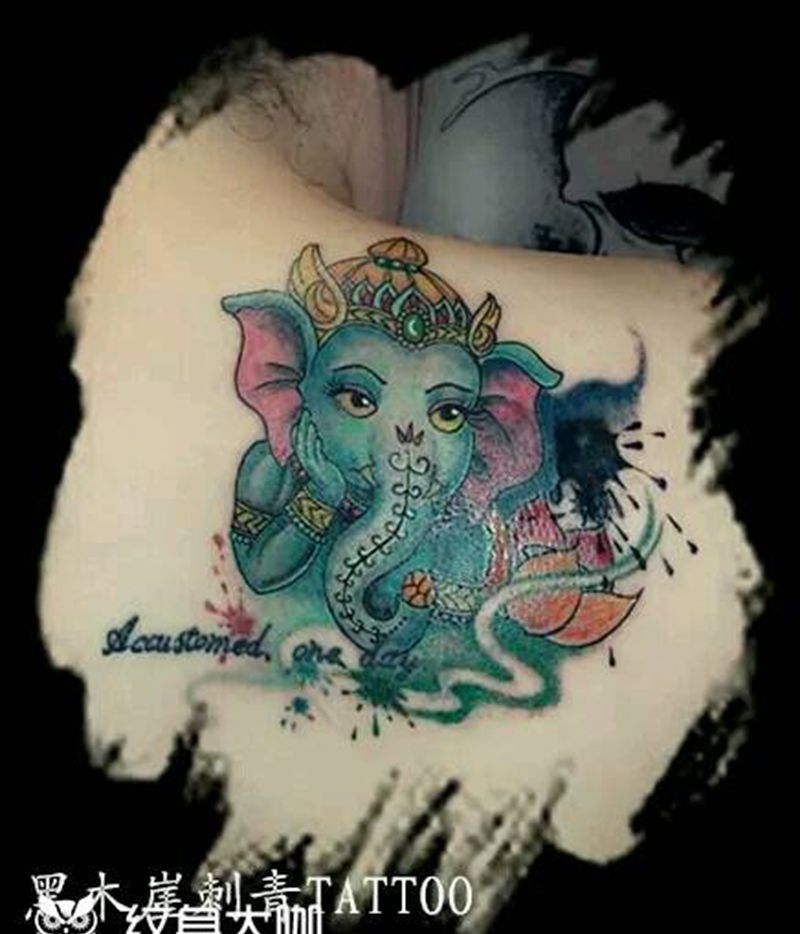 象『遮盖』纹身图片