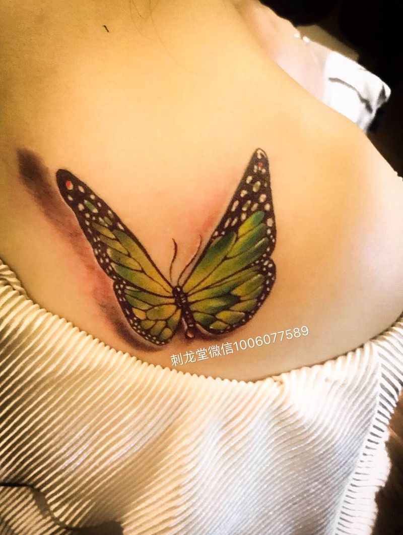 蝴蝶纹身图片