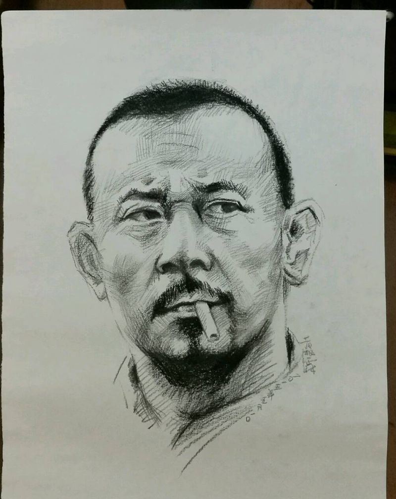 去年画的人物纹身图片