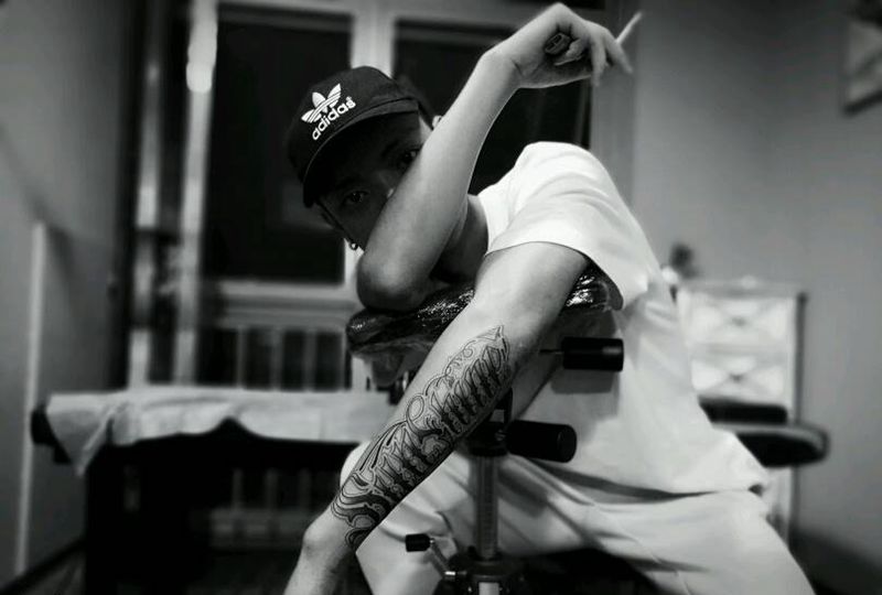 奇卡诺 买家秀纹身图片_手臂欧美字符原创奇卡诺成品纹身图案