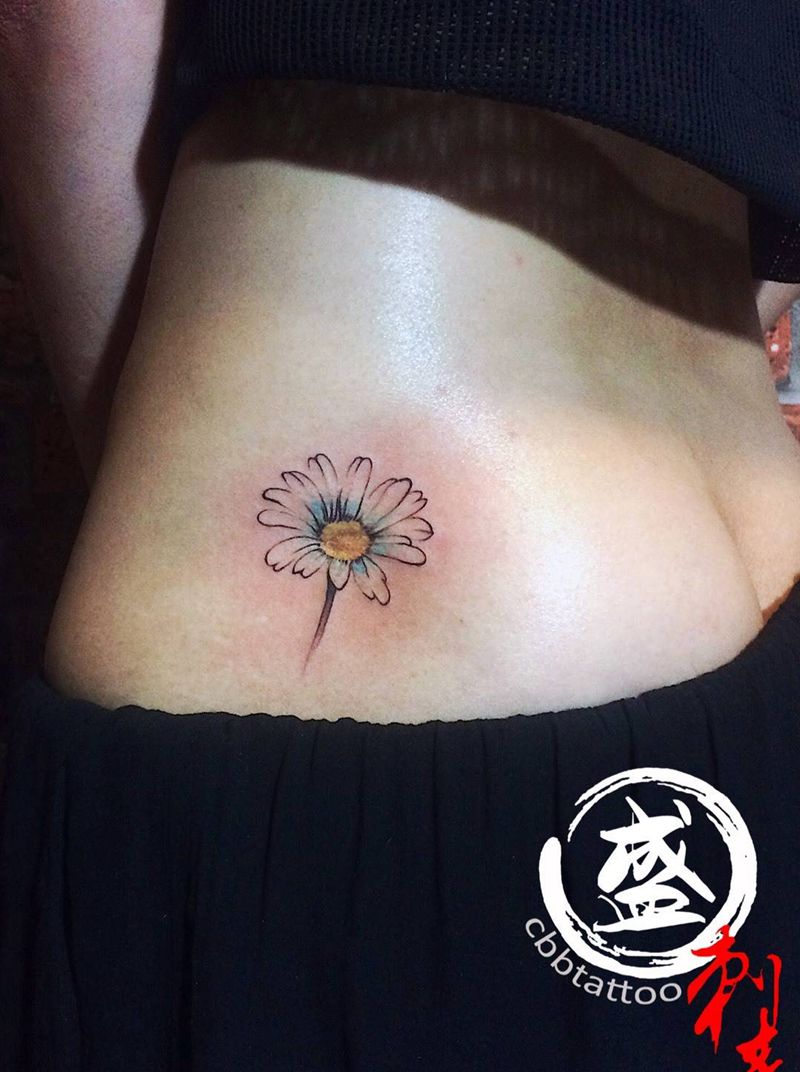 雏菊纹身图片