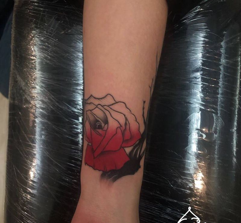 遮盖纹身图片_手部纹身图案