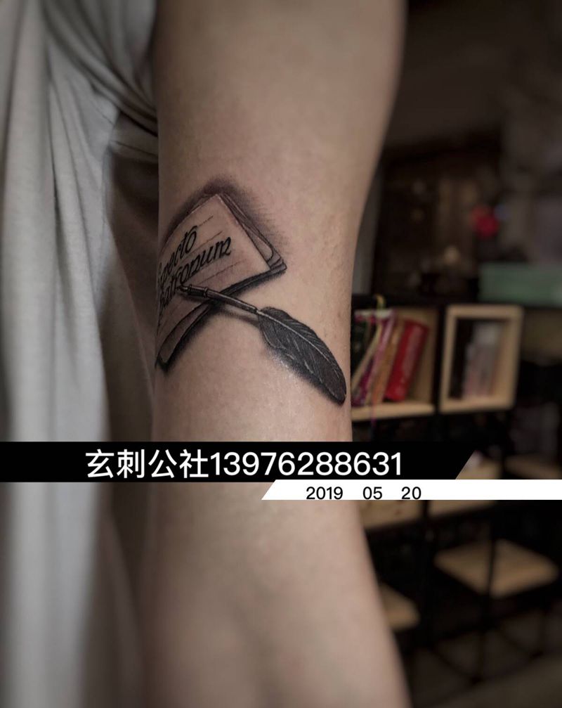 英文纹身图片_欧美写实纹身图案