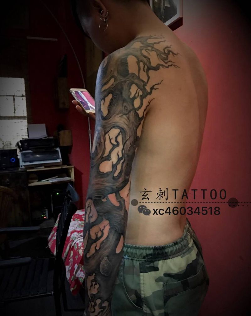 树---生命与永恒纹身图片